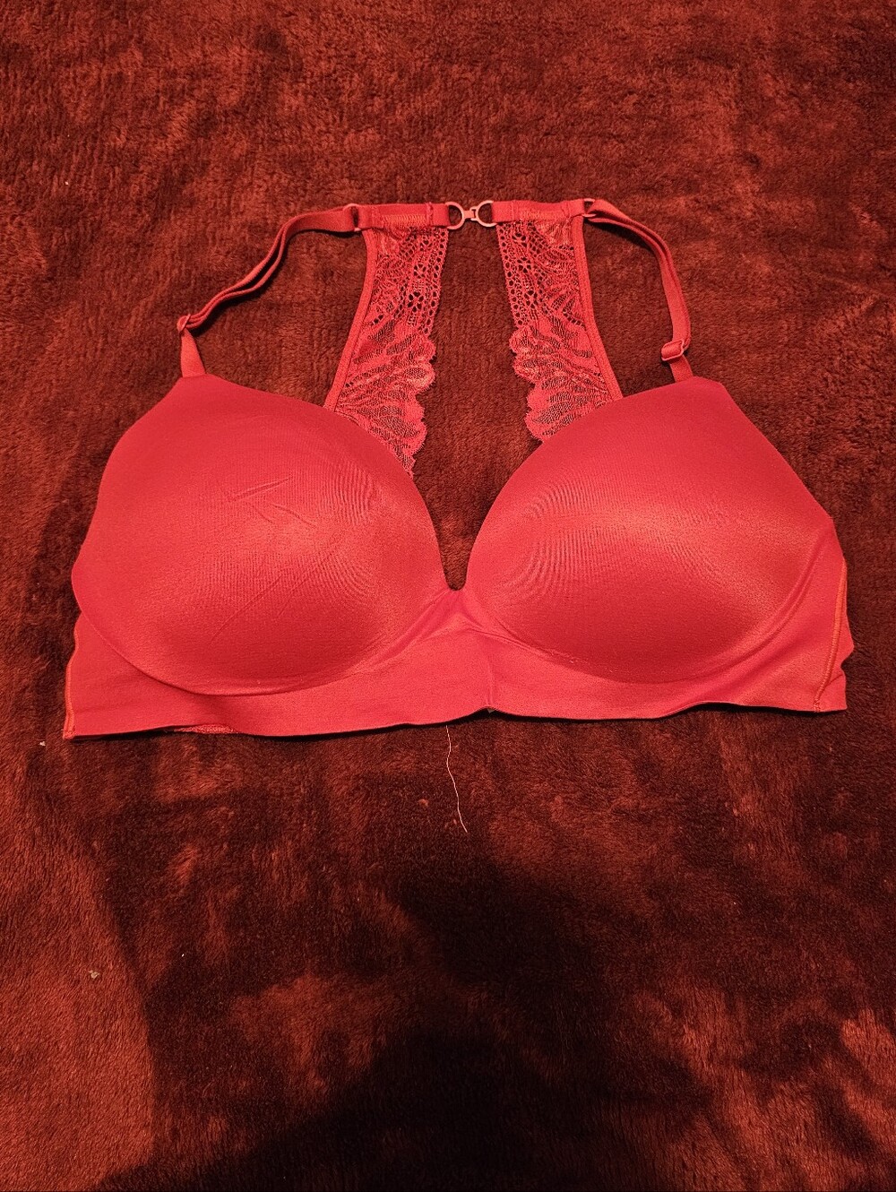 Victoria’s Secret Bra Padded No Wire Sz 36D Lace Stunning Sexy